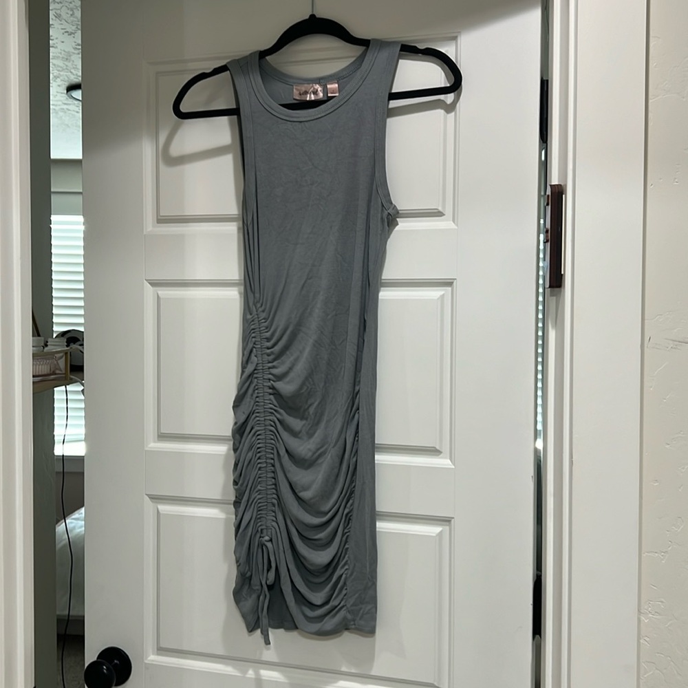 Willow & root mini dress sage